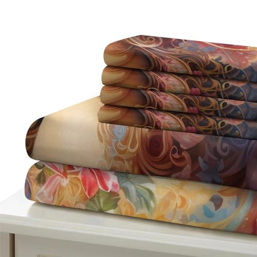 Parure de lit papillon 3D housse couette 135x200 microfibre taie - 7