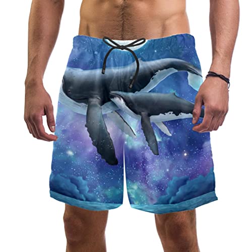 Short de bain homme Yuzheng bleu Dauphin de Lantian pour plage