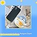 2 Pack Plush Penguin Coin Purse for Teens, Cute Key Chain Wallet for Credit Cards, Soft Zipper Mini Pouch for Earbuds Keys Lipstick, Novelty Commuter Accessories