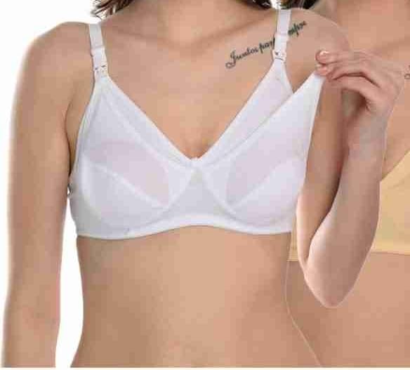 Nursing Bra for Breastfeeding,Maternity Bra,Bra for mom to be,Adjustable Straps, Available in Light Blue, Navy Blue, and Peach (in, Numeric, 40, B, Regular, Sky Blue)-picture-13
