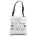 Funny Bunco Weekend Forecast 100% Wine Drinking Dice Game Tote Bag