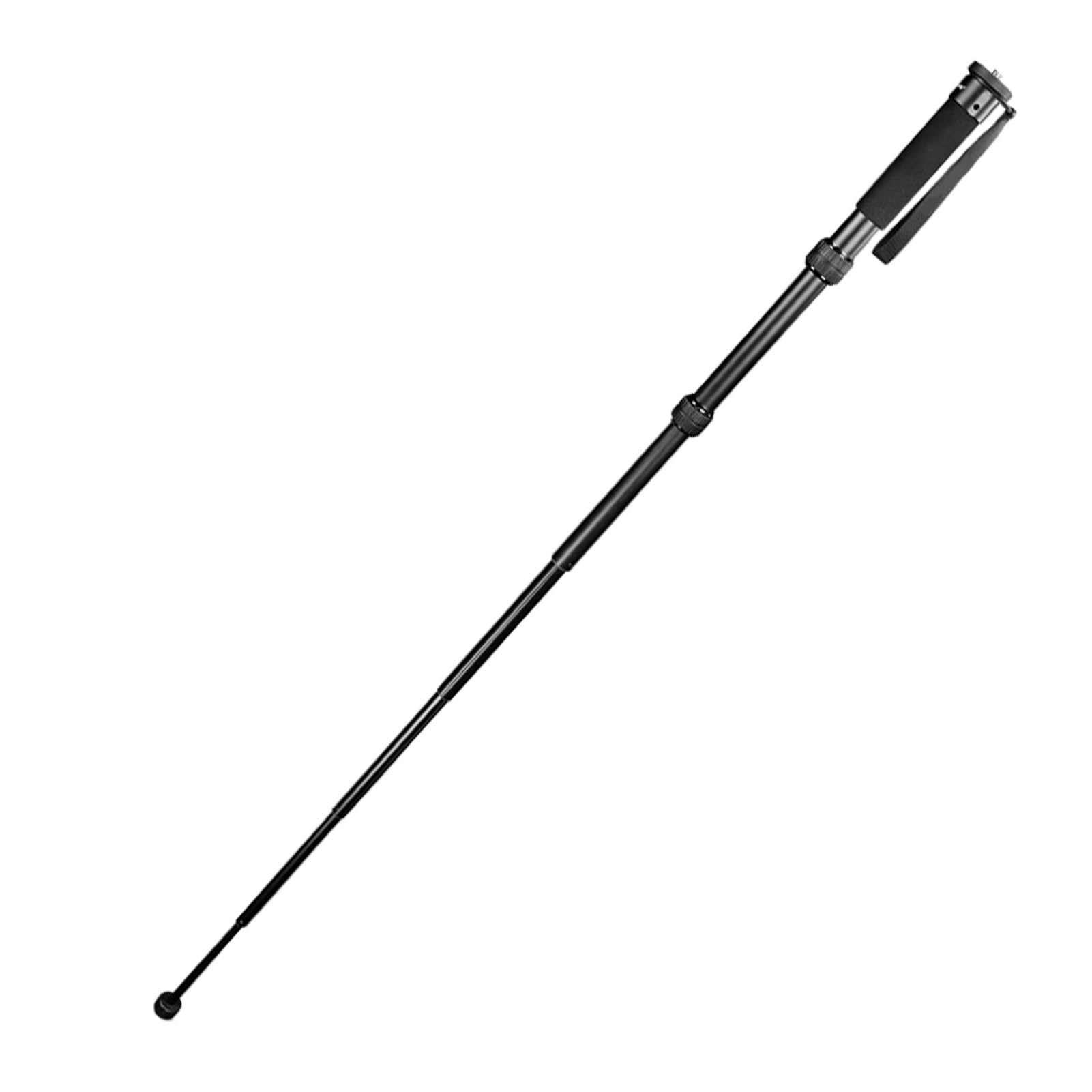 Bewinner Monopiede per Fotocamera da 61 Pollici, Bastone Portatile per Fotografia Video da Viaggio a 7 Sezioni con Cinturino da Polso per DSLR, Lega di Alluminio, capacità 11 Libbre