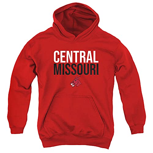 University of Central Missouri Official Stacked Youth Kids Boy/Girls Pull-Over Hoodie Sweatshirt