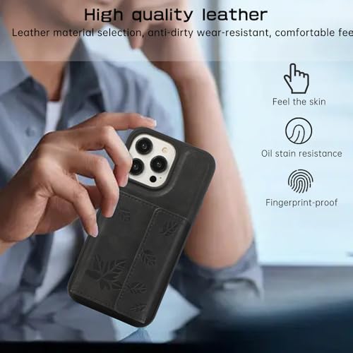 Étui magnétique iPhone 13 Pro Max portefeuille cuir amovible amovible rouge vin