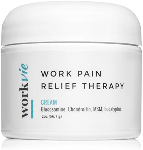 Workvie Pain Relief Cream for Carpal Tunnel Relief, Arthritis, Joint Pain - (2oz)