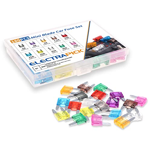 Electrapick Mini Sicherung Set mit 180 Auto-Sicherungen