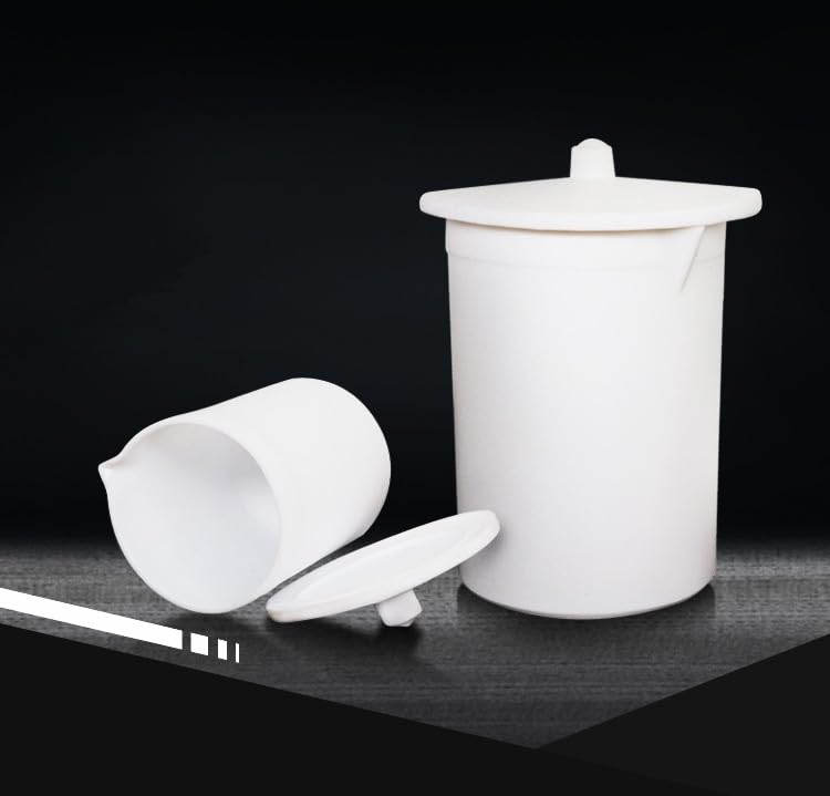 Bécher en PTFE, bécher en PTFE avec poignée, 1 paquet, for un versement précis