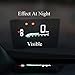 HIGH FLYING for Toyota RAV4 2019-2023 Car Accessories Head Up Display HUD Electronic Digital Device ABS Black A Set (Not fit Prime Version)