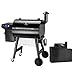 Z GRILLS Holzpelletgrill & Smoker, 8-in-1-BBQ-Grill mit digitaler Steuerung, 694 Quadratzoll Kochbereich zum Grillen im Freien, Räuchern, Backen und Braten (ZPG-7002C), Black
