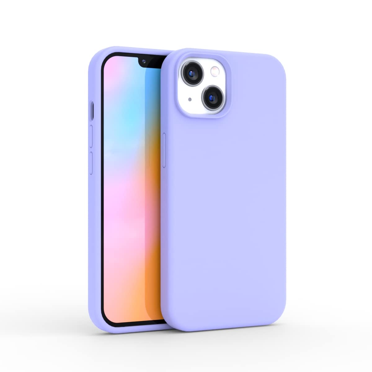 FELONY CASE - Pastel Purple iPhone 14 Plus Case -Liquid Silicone Phone Cover | Wireless Charging Compatible, 360° Shockproof Protective Case for Apple iPhone 14 Plus