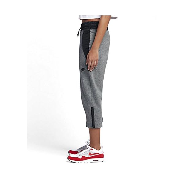 Nike Women's Sportswear Tech Fleece Pant Carbon Heather 831711-091 (Size: XS)