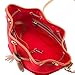Dooney & Bourke Crossbody Bucket Bags for Women, Pebble Grain Leather Aimee Crossbody Drawstring Purse - Red