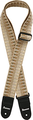 Ibanez GSB50-C4 Sangle tressée pour guitare, Marron