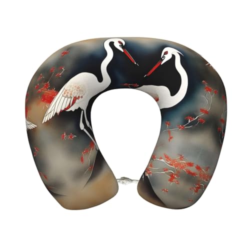 Almohada de espuma viscoelástica con diseño tradicional japonés miniatura 1