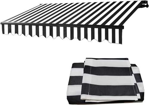 Toldo retráctil para patio ELzEy tela de repuesto de 1.5x6m para sombrilla exterior 2