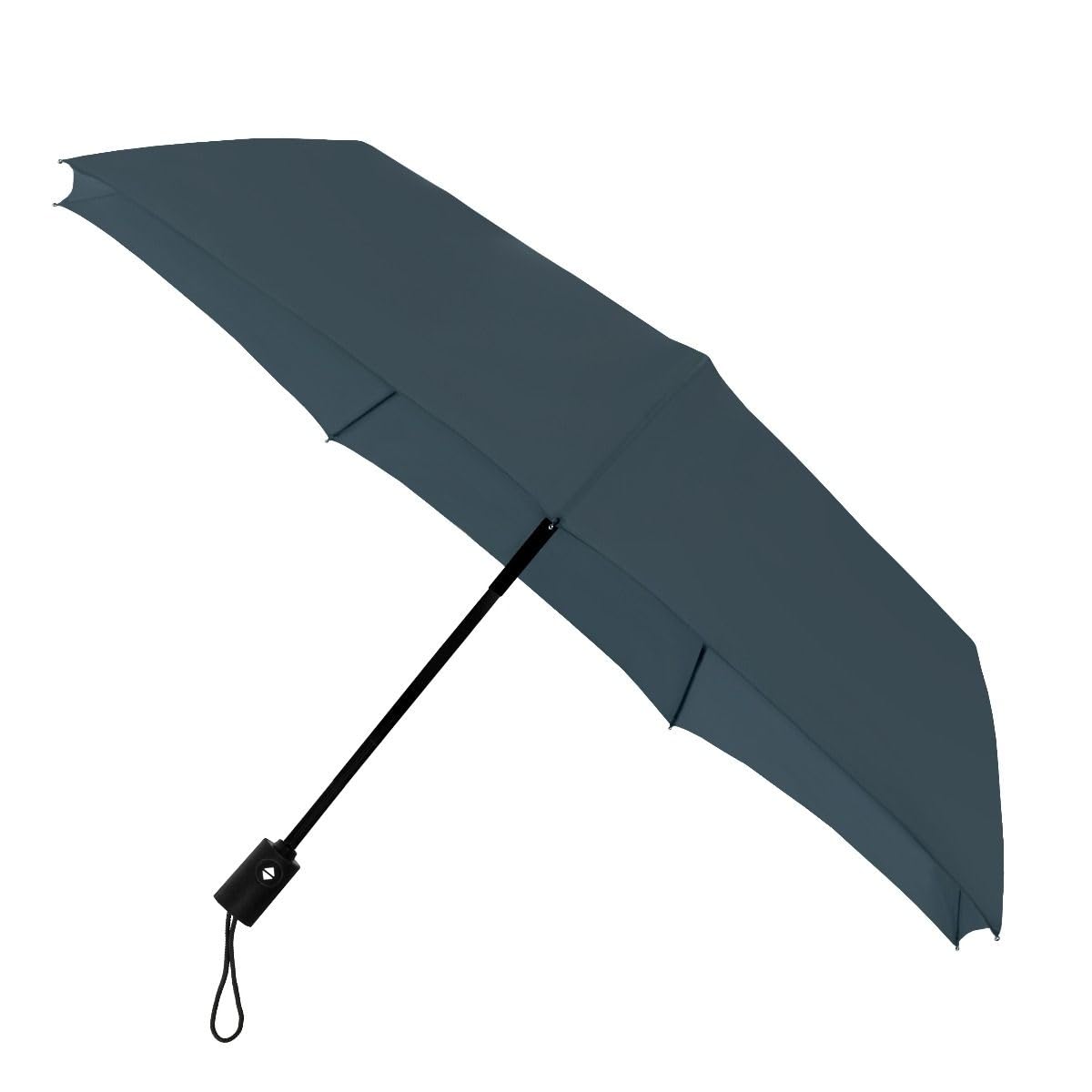 Falconetti - Folding umbrella - Automatic opening and closing - Wind resistant - Navy blue - 100 cm