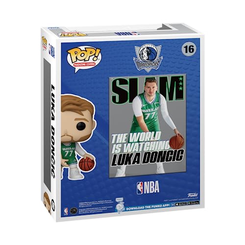 Funko Pop! NBA Cover: Slam, Luka Doncic, Collectable Vinyl Figure, Gift Idea, Official Merchandise, Toys for Kids & Adults - Image 3