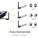 Donner Wireless DMX 7 Receivers & 1 Transmitter, DMX512 Wireless Stage Lighting Control for LED Stage Disco Party Bar Lighting, Dfi DJ 2.4G Wireless DMX 8PCS