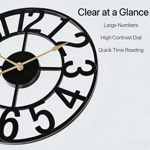 33% Off Alarmore 14" Outdoor Wall Clock, Silent & Waterproof - Image 8