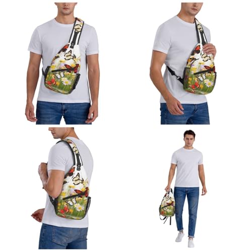 Bolso cruzado de pecho estilo sling para hombres y mujeres miniatura 7