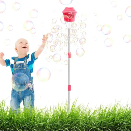 Máquina de burbujas para bodas y regalos de aniversario con luces LED 7