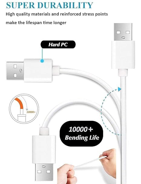 Image of Original 33 watt Fast Charging 6A Cable Compatible for redmi Note 9|9 Prime|Note10| Poco M2Pro|Note 7Pro|Note 9Pro|Note 8 | Note 7|Poco X3 Pro