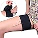 URSA Thigh Straps: Low-Profile, Soft, Stretchy & Breathable Transmitter Straps for Location Sound, Theatre, Wedding Shoots & More (Black, Vertical Pouch)