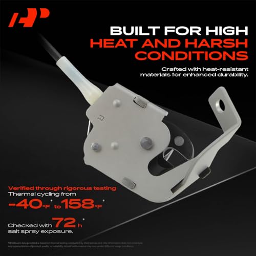 Image of A-Premium Rear Upper Door Latch Lock Cable Assembly