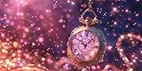 DIY Reloj Y Reloj Pintar por Números Fantasía Pintura por Números Adultos con Bastidor y Grande Lienzo 70x140cm, Kit de Pintura al óleo con 3 Pinceles and Pigmento Acrílico, Room Decor, Regalo Mujer