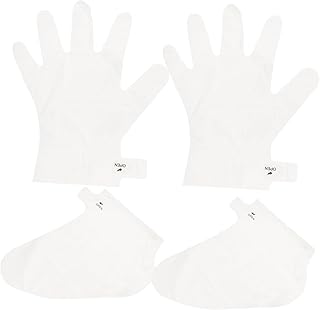 Beavorty 2 Peças Luvas Hidratantes Para As Mãos Luvas Hidratantes Para As Mãos Máscara Para Descascar Os Pés Luvas Para Clareamento Das Mãos Máscara Para As Mãos Máscara Esfoliante Creme