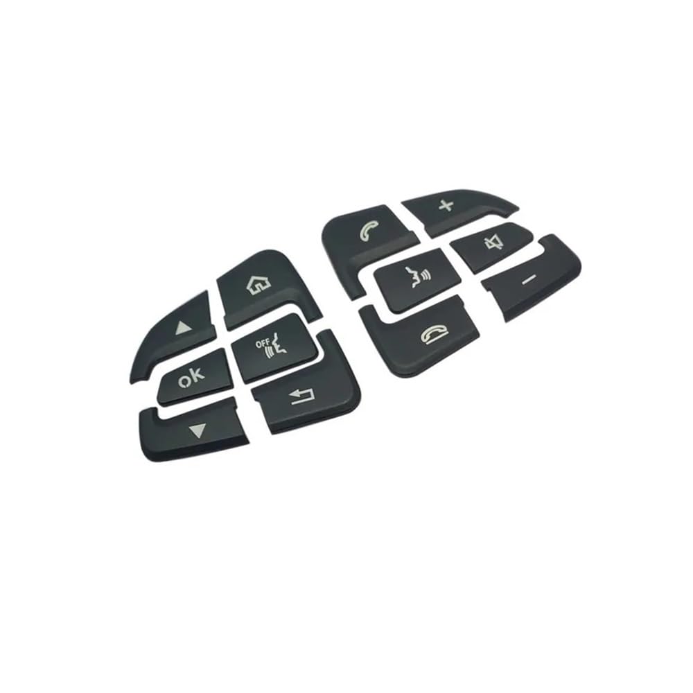 Steering Wheel Button Trim Car Steering Wheel Covers Trim Stickers for Benz for GLC X253 C Class W205 for CLA for GLA A X156 C117 W176