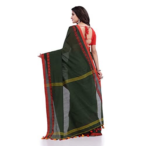 Image of dB DESH BIDESH Women`s cotton saree for woman handloom cotton georgette silk party, wear latest, loveria new, collection farewell soft mulmul linen cotton sarees for women with unstitched blouse