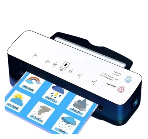 Máquina laminadora, Máquina laminadora de fotografías GD-287 A4, selladora automática de película termoplástica, máquina laminadora de documentos for oficinas pequeñas y domésticas