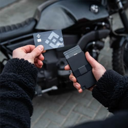 Image of Ekster Aluminum Cardholder Wallet for Men | Metal Wallets with RFID Blocking Layer | Slim & Minimalist Aluminum Wallet with Push Button for Quick Card Access