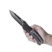CRKT Ruger All-Cylinders +P EDC Folding Pocket Knife: Heavy Duty Everyday Carry, Black Plain Edge Blade, Thumb Stud, Liner Lock, G10 Handle, Reversible Pocket Clip R2003K