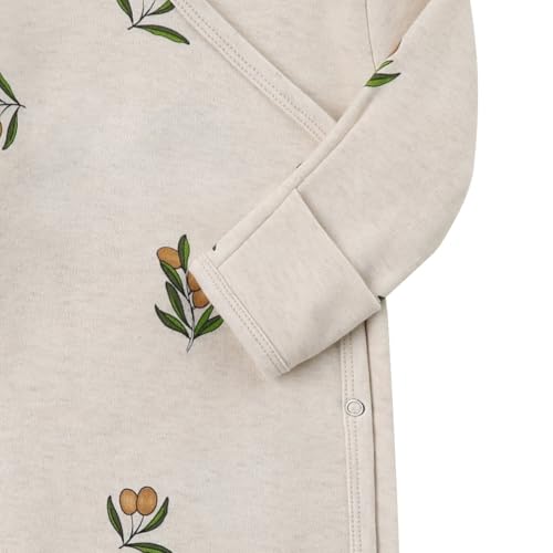 Image of O2 BABY 100% Organic Cotton Kimono Gown with Mittens & Fold-Over Pouch