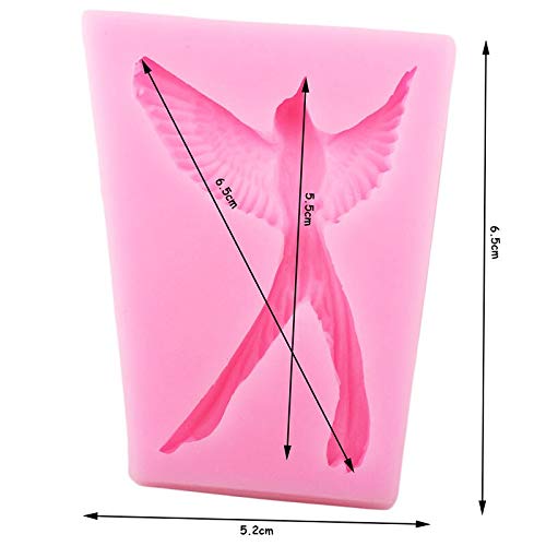 Stampo in silicone a forma di animali della giungla, safari, bosco, volpe, scoiattolo, procione, castoro, alce, cervo sika, per decorare torte, cupcake, cioccolato, argilla polimerica, 7 forme