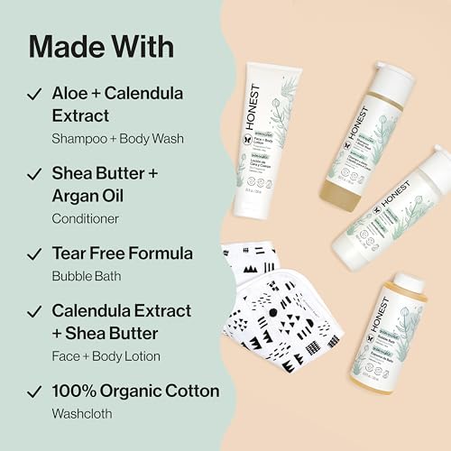 The Honest Company Bathtime Gift Set, Hypoallergenic, Fragrance-Free - image 6