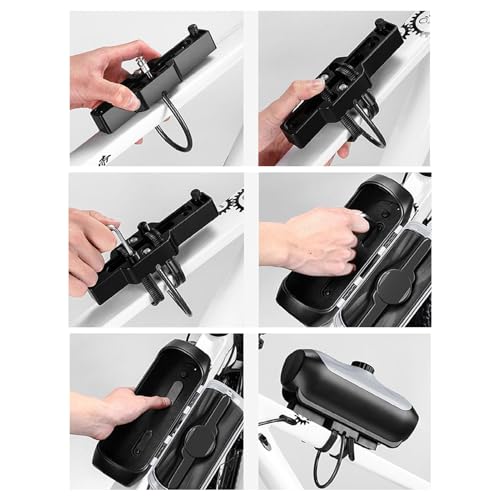 Boîte verrouillée pour vélo avec sac portable à code antivol - 6