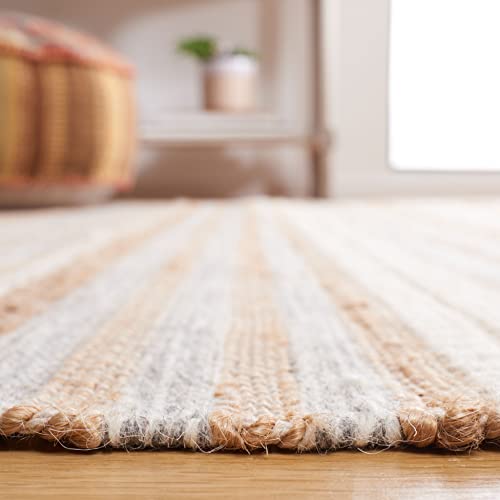Tapete SAFAVIEH Kilim 8x10 Natural y Gris miniatura 6