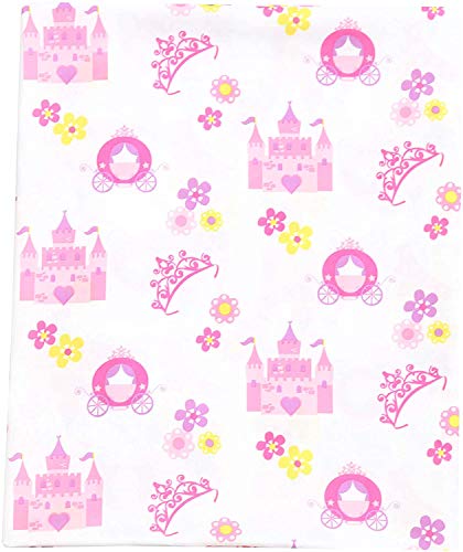 Everyday Kids Toddler Fitted Sheet And Pillowcase Set -Princess Storyland- Soft Breathable Microfiber Toddler Sheet Set #TOP2
