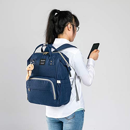 Bolsa Mochila Maternidade Madami Original Multifuncional Espaçosa C/Gancho para carrinho e Trocador