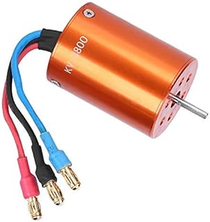 Keenso 3800KV Metal RC Internal Rotation Brushless Motor, 2838 RC Accessory Fit for 1/12 1/14 RC Car Boat 2.3mm Shaft