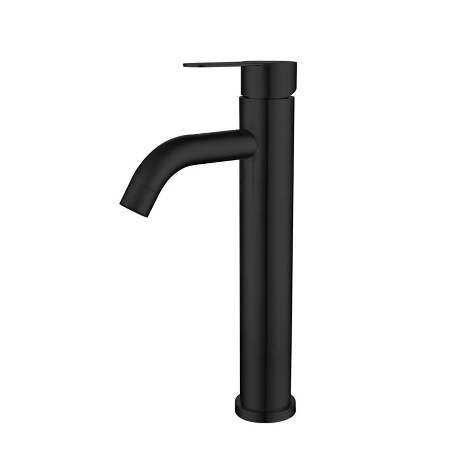 ZQFHSX Bathroom Basin Deck Mount Faucet Black/Brushed Single Handle Hot and Cold Mixer Tap Kitchen Washbasin Faucet(2) LWX