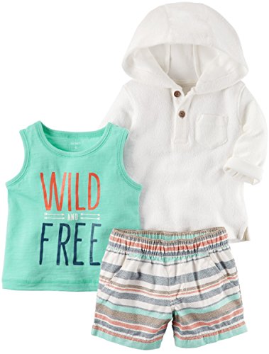 Vêtement bébé garçon Carter's Wild and Free pour les sorties d'été 3 mois
