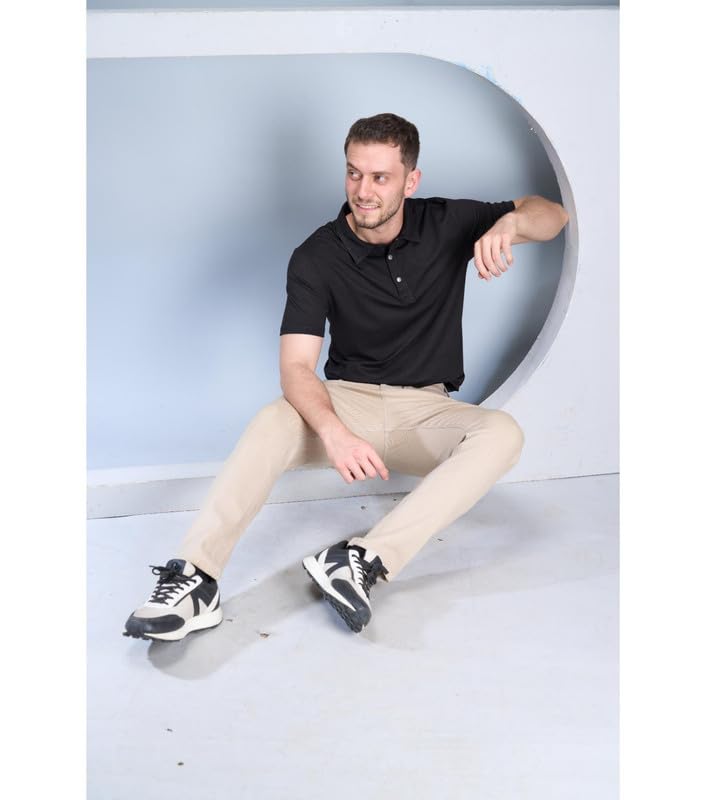 Image of Interwove Bamboo Knitted Polo T-Shirt