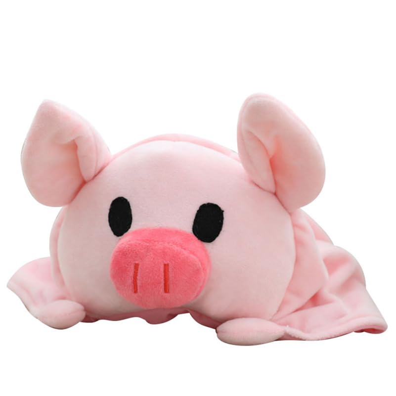 Toddmomy Chapeau de cochon confortable en peluche épaisse - Chapeau fixe réglable et doux pour fille comme accessoire photo et accessoire de costume