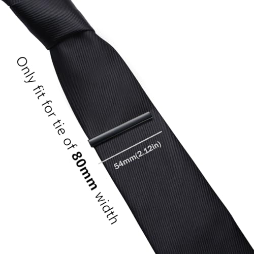 HONEY BEAR 5cm/5.4cm/6cm Mens Tie Clip Bar for Normal Size Steel Business Wedding Gift 1.97"/2.12"/2.36"4
