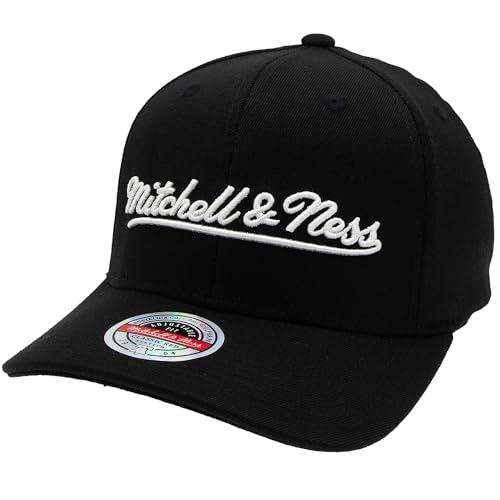 Mitchell & Ness Snapback Classic Red Script Logo OB, Black/White