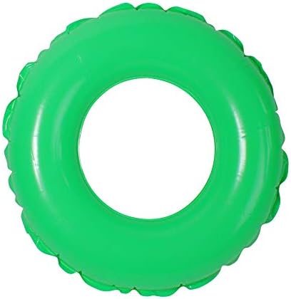 24" Classic Bright Green Inflatable Swimming Pool Inner Tube Ring Float